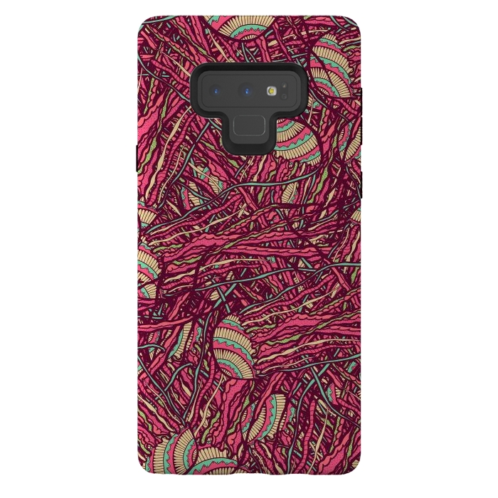 Galaxy Note 9 StrongFit Jellyfish jungle by Steve Wade (Swade)