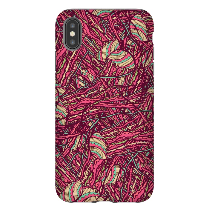 iPhone Xs Max StrongFit Jellyfish jungle by Steve Wade (Swade)