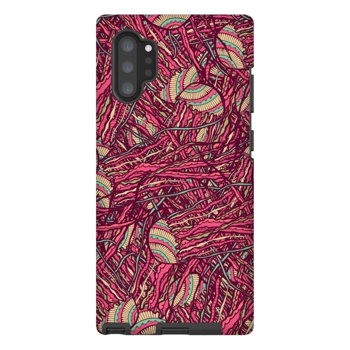 Galaxy Note 10 plus StrongFit Jellyfish jungle by Steve Wade (Swade)