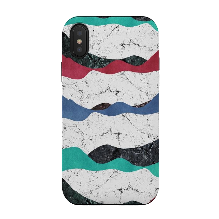 iPhone Xs / X StrongFit Marble hills and rocks by Steve Wade (Swade)
