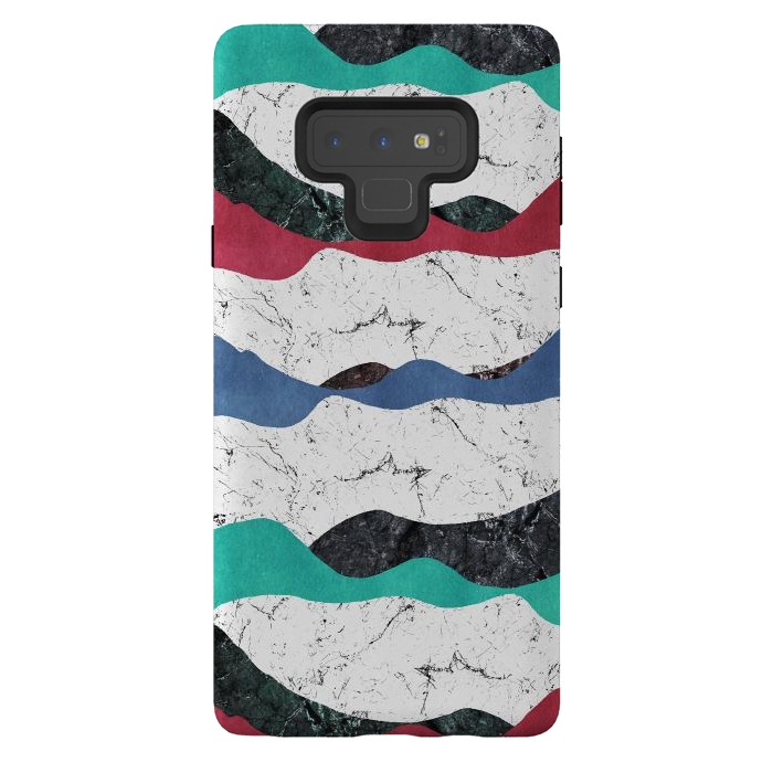Galaxy Note 9 StrongFit Marble hills and rocks by Steve Wade (Swade)