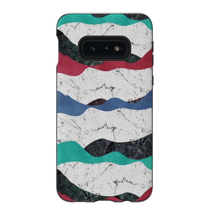 Galaxy S10e StrongFit Marble hills and rocks by Steve Wade (Swade)