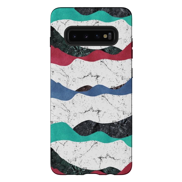 Galaxy S10 plus StrongFit Marble hills and rocks by Steve Wade (Swade)