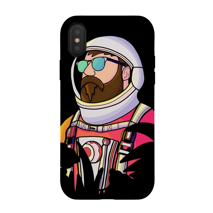 iPhone Xs / X StrongFit The astronaut dude by Steve Wade (Swade)