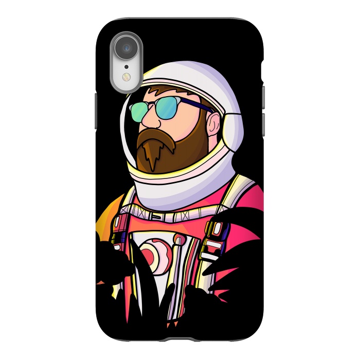 iPhone Xr StrongFit The astronaut dude by Steve Wade (Swade)