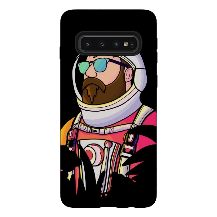 Galaxy S10 StrongFit The astronaut dude by Steve Wade (Swade)