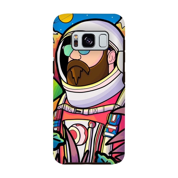 Galaxy S8 StrongFit The astronaut explorer by Steve Wade (Swade)