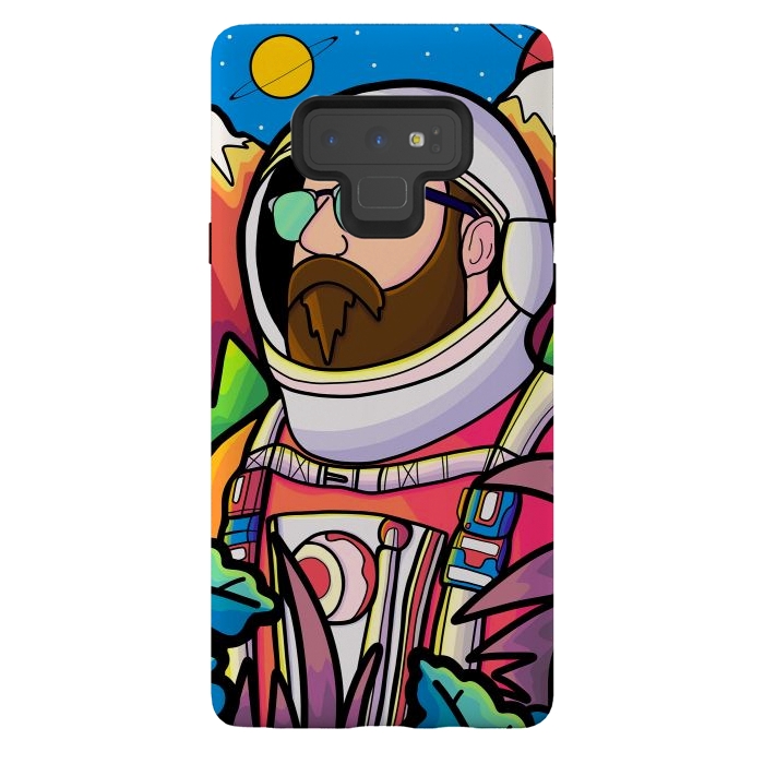 Galaxy Note 9 StrongFit The astronaut explorer by Steve Wade (Swade)