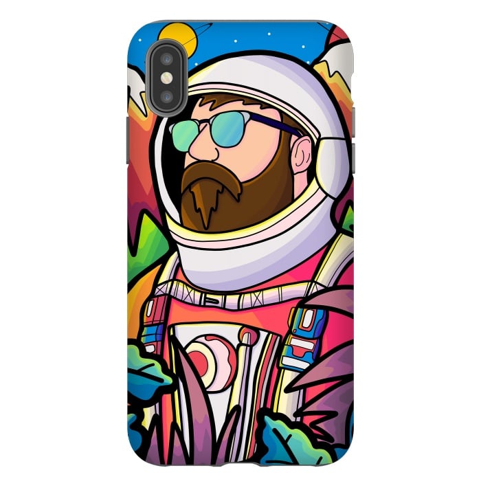 iPhone Xs Max StrongFit The astronaut explorer by Steve Wade (Swade)