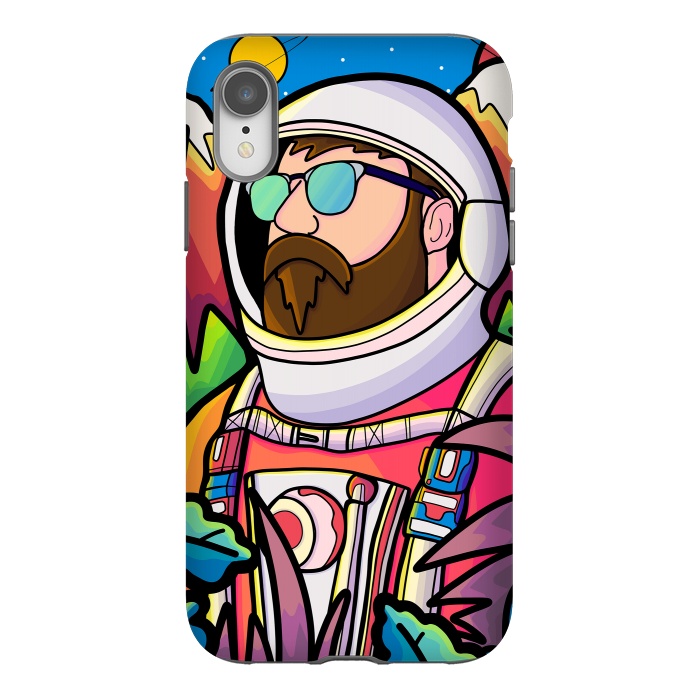 iPhone Xr StrongFit The astronaut explorer by Steve Wade (Swade)