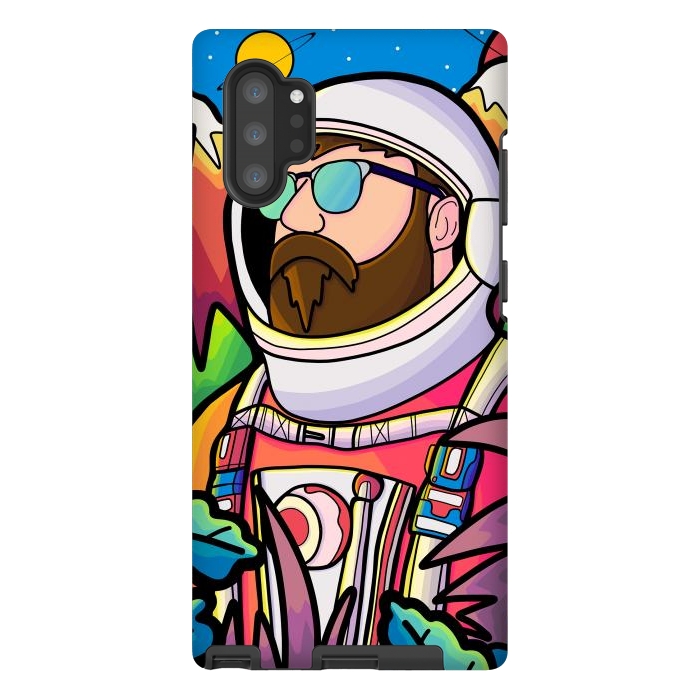 Galaxy Note 10 plus StrongFit The astronaut explorer by Steve Wade (Swade)