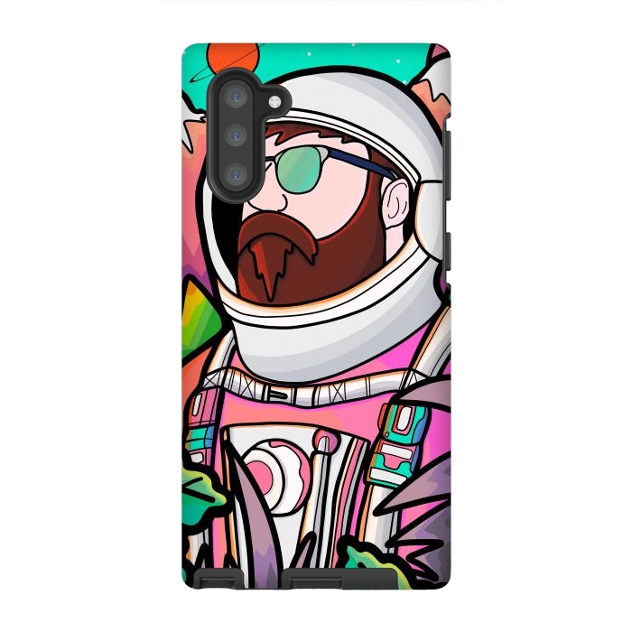 Galaxy Note 10 StrongFit Pastel astronaut by Steve Wade (Swade)