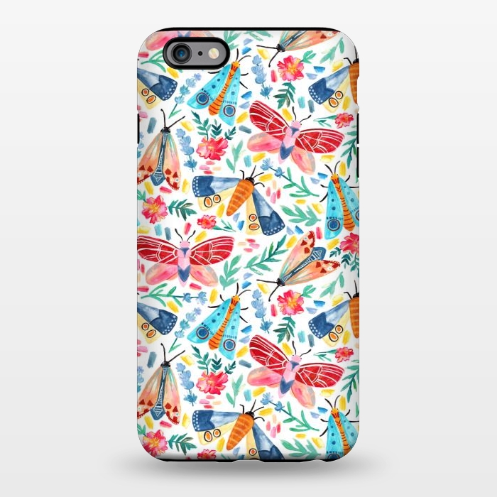 iPhone 6/6s plus StrongFit Moth Confetti by Tangerine-Tane