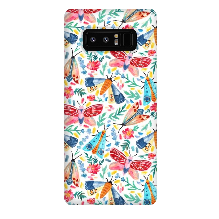 Galaxy Note 8 StrongFit Moth Confetti by Tangerine-Tane