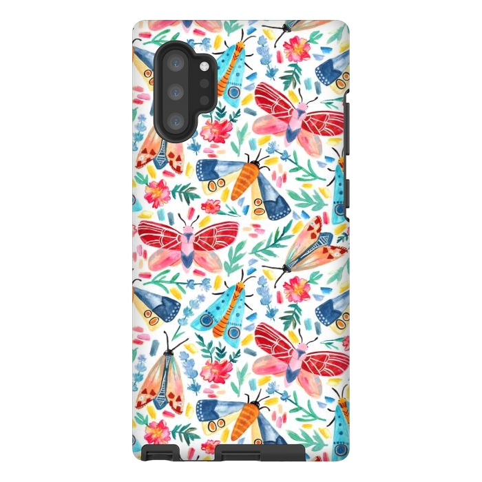 Galaxy Note 10 plus StrongFit Moth Confetti by Tangerine-Tane