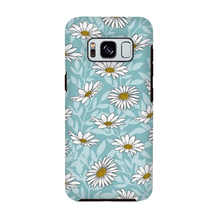 Galaxy S8 StrongFit Daisy pattern by Jms