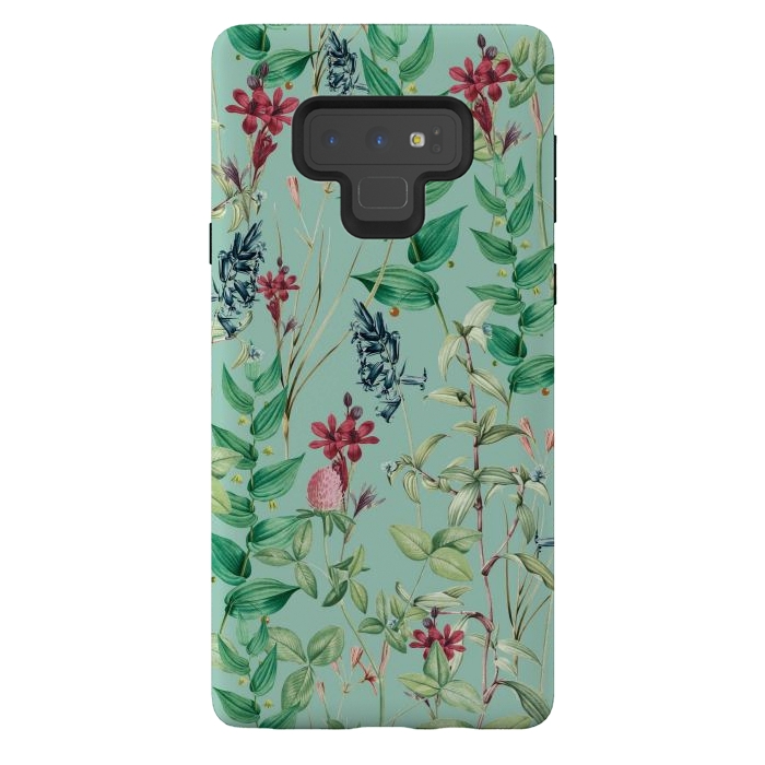 Galaxy Note 9 StrongFit Aqua Flora by Zala Farah