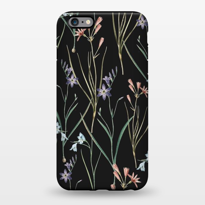 iPhone 6/6s plus StrongFit Dainty Floral Darkness by Zala Farah