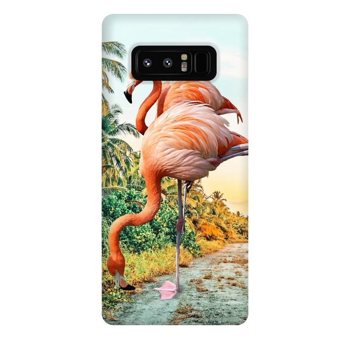 Galaxy Note 8 StrongFit Flamingo Vacay by Uma Prabhakar Gokhale