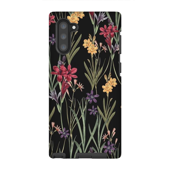 Galaxy Note 10 StrongFit Dark Bloom by Zala Farah
