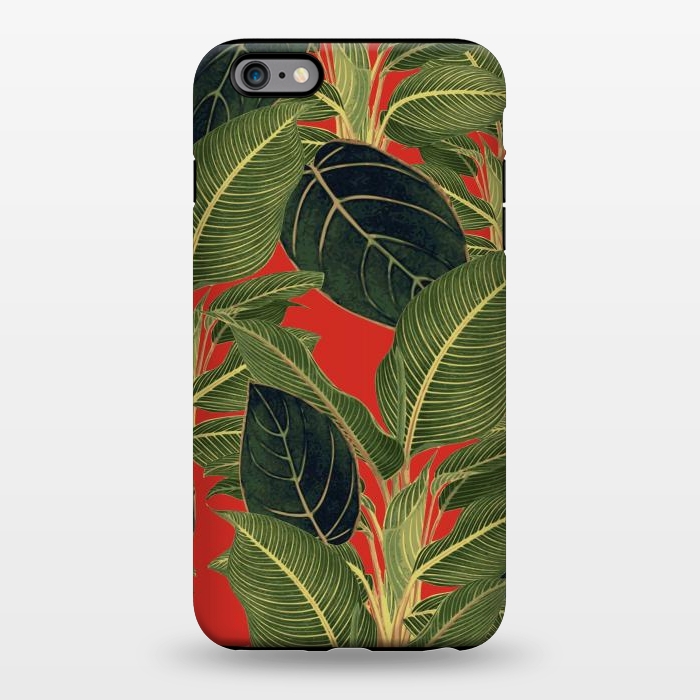iPhone 6/6s plus StrongFit Red Tropic Bloom by Zala Farah