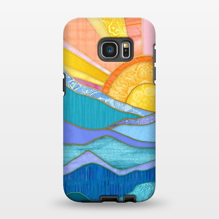 Galaxy S7 EDGE StrongFit Sweet Sunset by Micklyn Le Feuvre