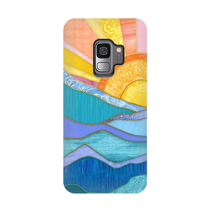 Galaxy S9 StrongFit Sweet Sunset by Micklyn Le Feuvre