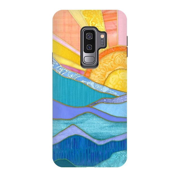 Galaxy S9 plus StrongFit Sweet Sunset by Micklyn Le Feuvre