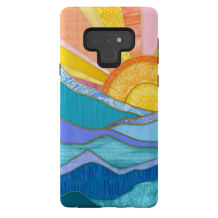 Galaxy Note 9 StrongFit Sweet Sunset by Micklyn Le Feuvre