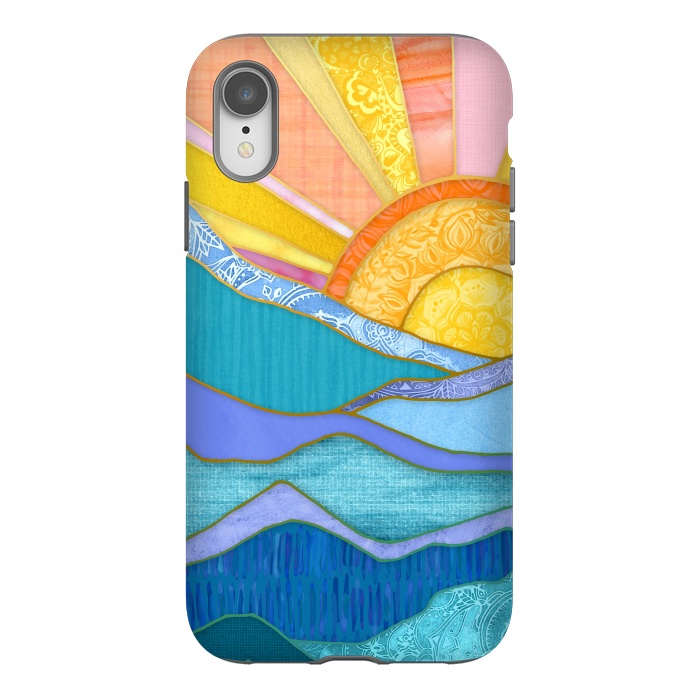 iPhone Xr StrongFit Sweet Sunset by Micklyn Le Feuvre