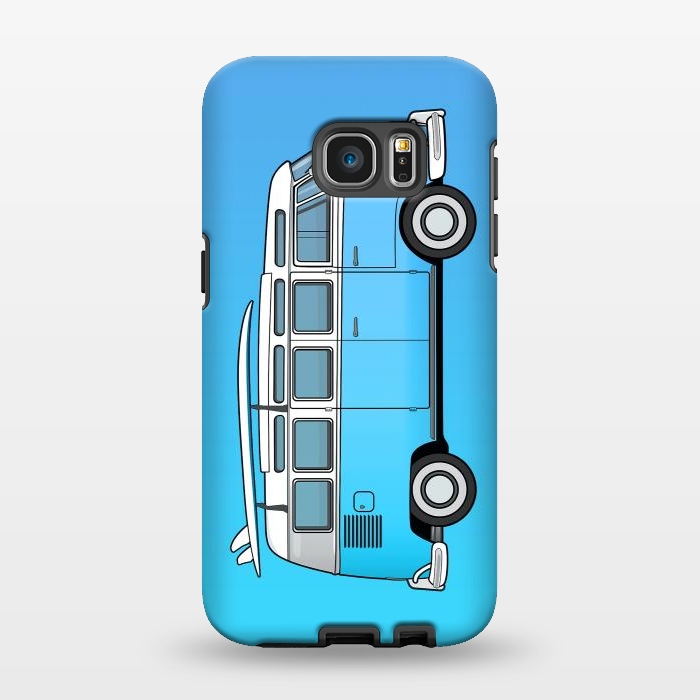 Galaxy S7 EDGE StrongFit Van Life - Blue by Mitxel Gonzalez