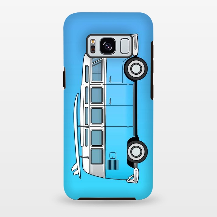 Galaxy S8 plus StrongFit Van Life - Blue by Mitxel Gonzalez