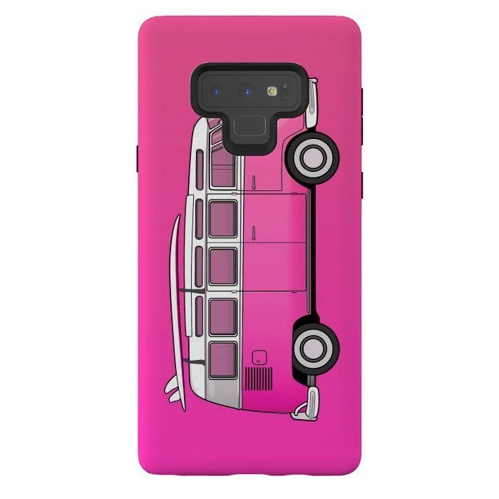 Galaxy Note 9 StrongFit Van Life - Pink by Mitxel Gonzalez