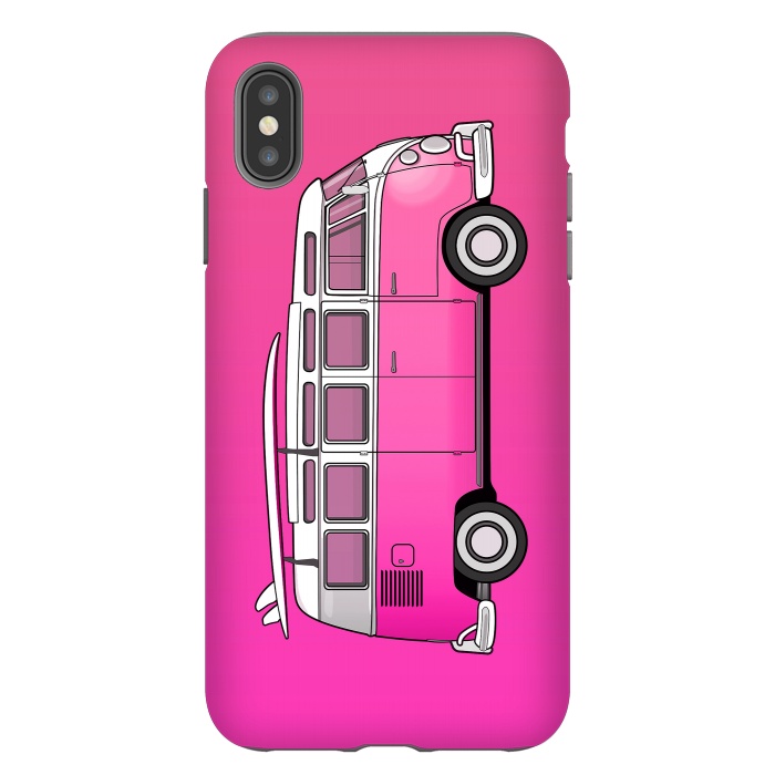 iPhone Xs Max StrongFit Van Life - Pink by Mitxel Gonzalez