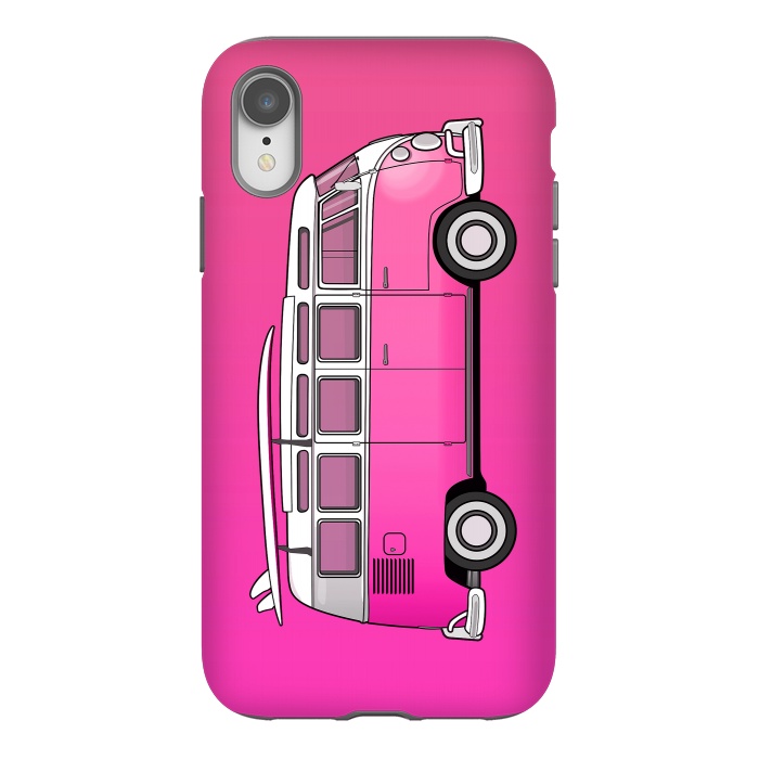 iPhone Xr StrongFit Van Life - Pink by Mitxel Gonzalez