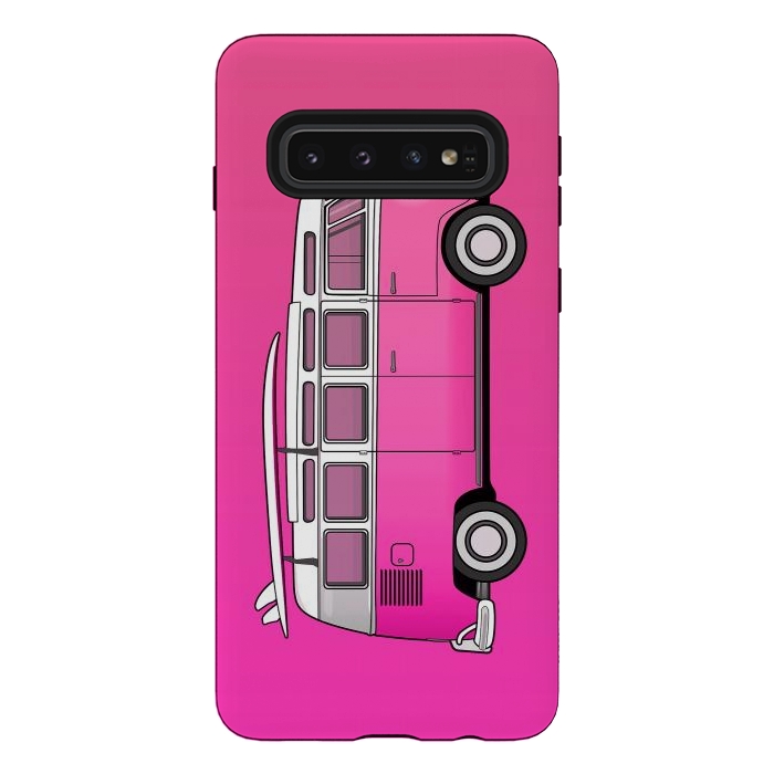 Galaxy S10 StrongFit Van Life - Pink by Mitxel Gonzalez