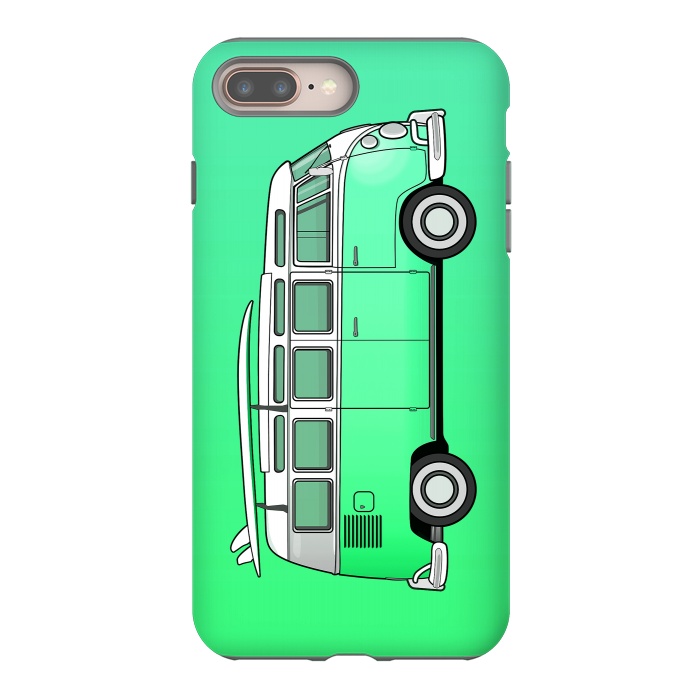 iPhone 7 plus StrongFit Van Life - Green by Mitxel Gonzalez
