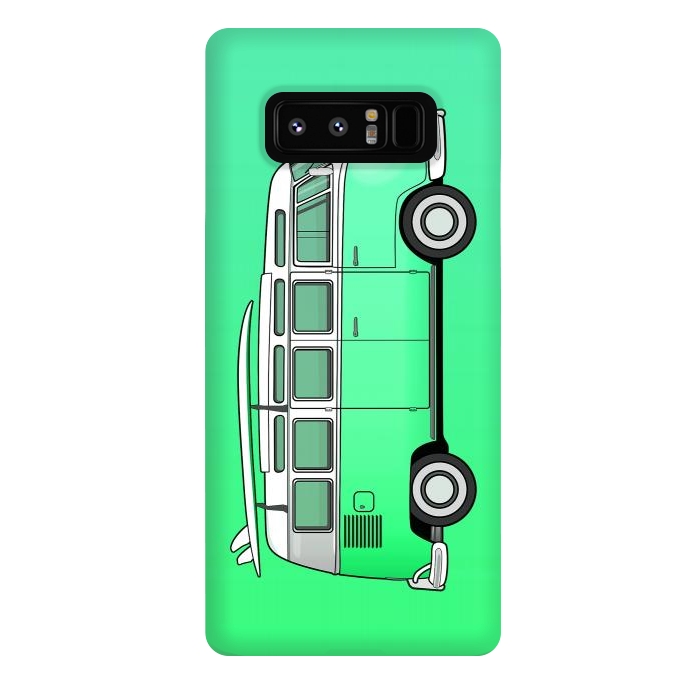 Galaxy Note 8 StrongFit Van Life - Green by Mitxel Gonzalez