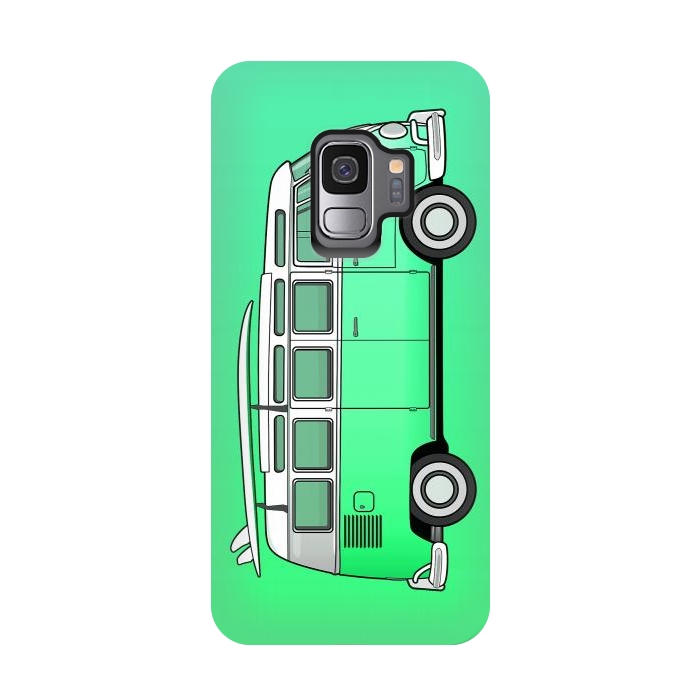 Galaxy S9 StrongFit Van Life - Green by Mitxel Gonzalez