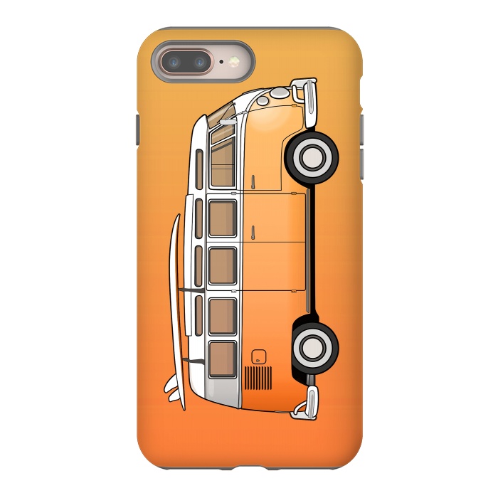 iPhone 7 plus StrongFit Van Life - Orange by Mitxel Gonzalez