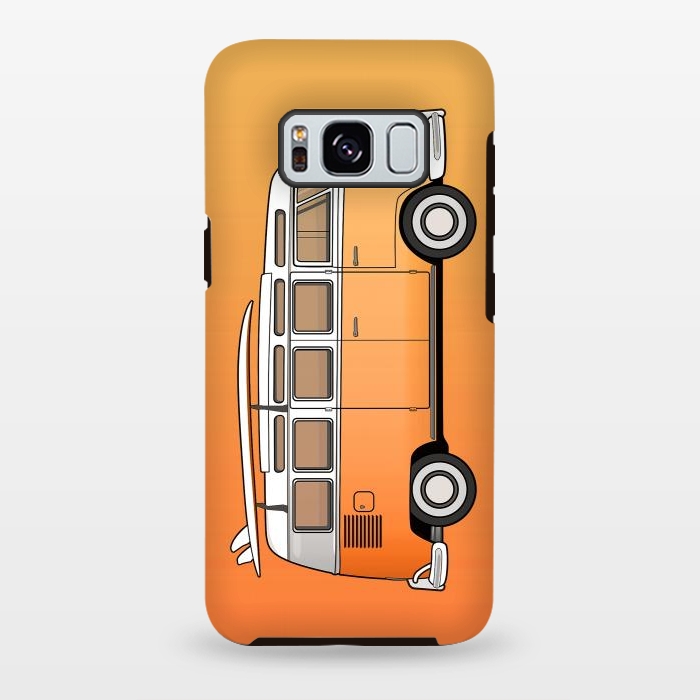 Galaxy S8 plus StrongFit Van Life - Orange by Mitxel Gonzalez