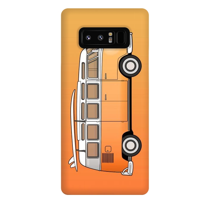 Galaxy Note 8 StrongFit Van Life - Orange by Mitxel Gonzalez