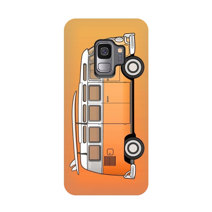 Galaxy S9 StrongFit Van Life - Orange by Mitxel Gonzalez