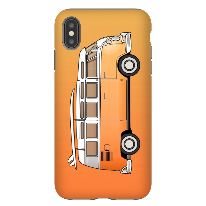 iPhone Xs Max StrongFit Van Life - Orange by Mitxel Gonzalez