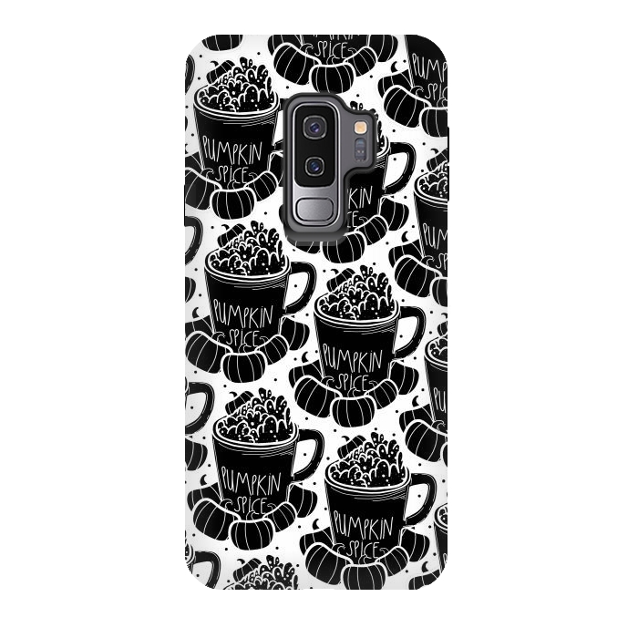 Galaxy S9 plus StrongFit Black pumpkin spice coffee by Steve Wade (Swade)