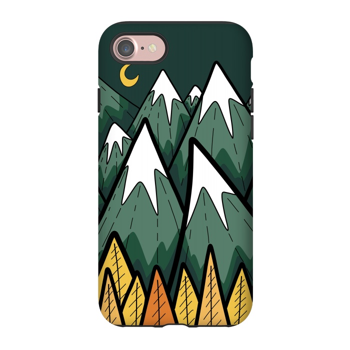 iPhone 7 StrongFit The green autumn peaks by Steve Wade (Swade)