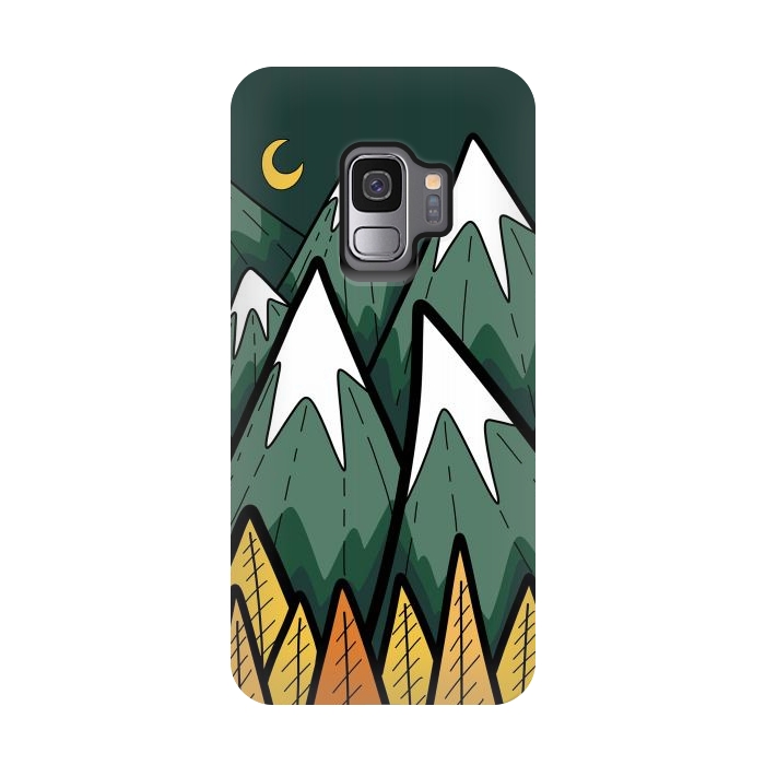 Galaxy S9 StrongFit The green autumn peaks by Steve Wade (Swade)