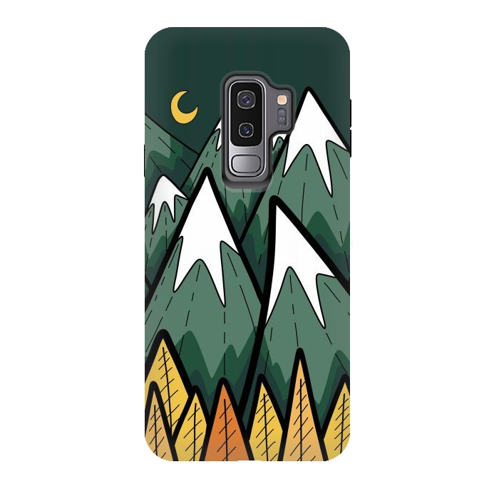 Galaxy S9 plus StrongFit The green autumn peaks by Steve Wade (Swade)