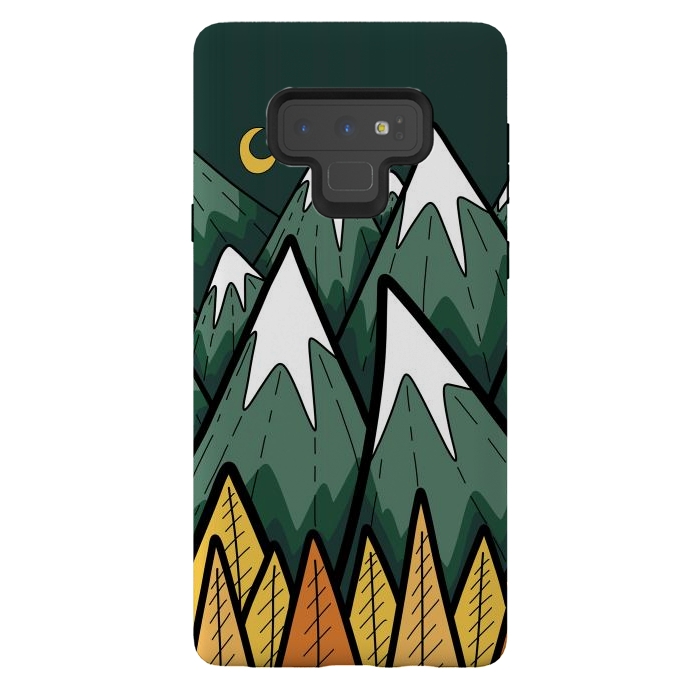 Galaxy Note 9 StrongFit The green autumn peaks by Steve Wade (Swade)