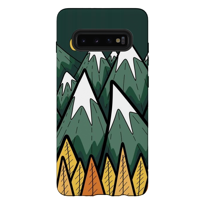 Galaxy S10 plus StrongFit The green autumn peaks by Steve Wade (Swade)